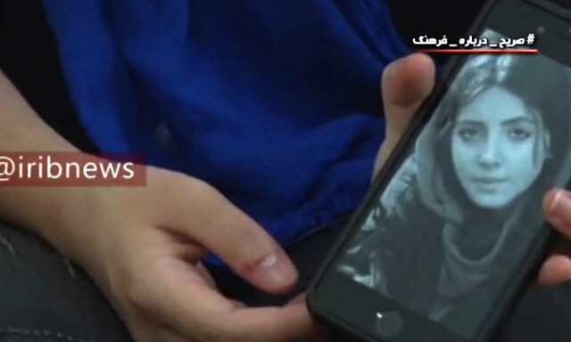 PHOTOSHOP: Instagram-stjernen har avkreftet at hun har operert seg, og fortalte i 2017 at bildene hun legger ut er kraftig redigert. Dette bildet viser hvordan hun egentlig ser ut. Foto: Skjermdump fra iranske IRIB, NTB Scanpix PHOTOSHOP: Instagram-stjernen har avkreftet at hun har operert seg, og fortalte i 2017 at bildene hun legger ut er kraftig redigert. Dette bildet viser hvordan hun egentlig ser ut. Foto: Skjermdump fra iranske IRIB, NTB Scanpix
